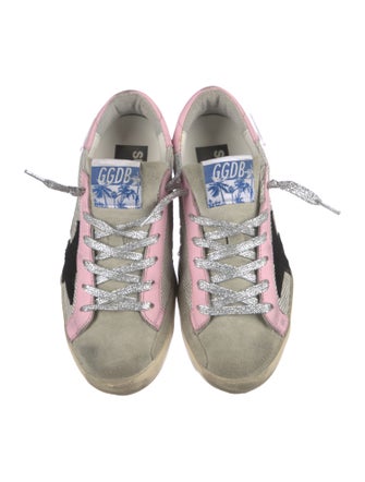 Golden Goose Suede Printed Sneakers