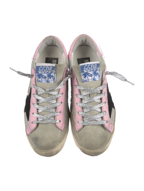 Golden Goose Suede Printed Sneakers