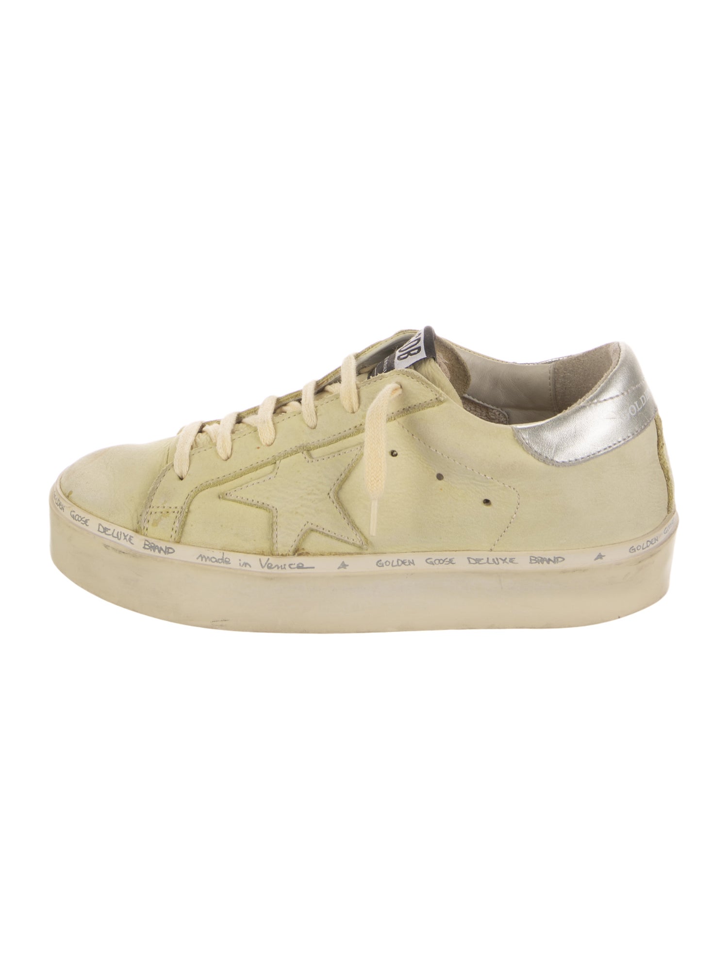 Golden Goose Suede Distressed Accents Sneakers