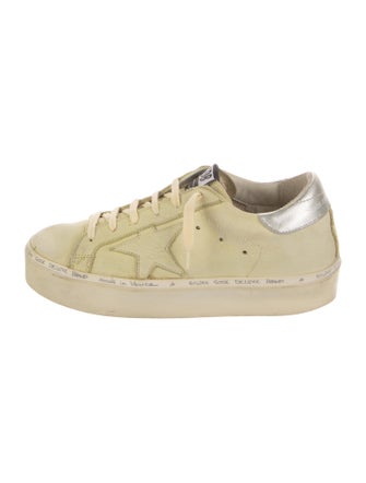 Golden Goose Suede Distressed Accents Sneakers
