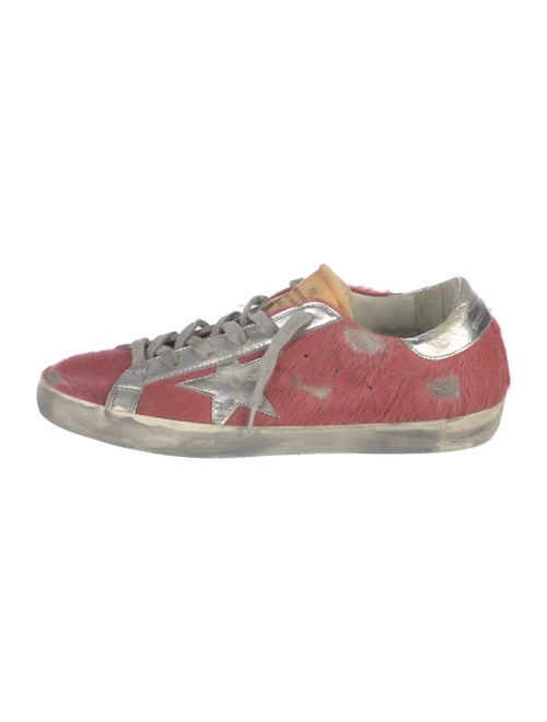 Golden Goose Ponyhair Printed Sneakers