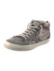 Golden Goose Glitter Colorblock Pattern Sneakers