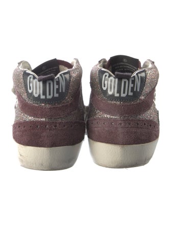 Golden Goose Glitter Colorblock Pattern Sneakers
