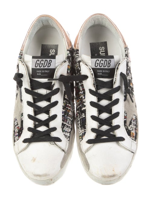 Golden Goose Tweed Tweed Pattern Sneakers