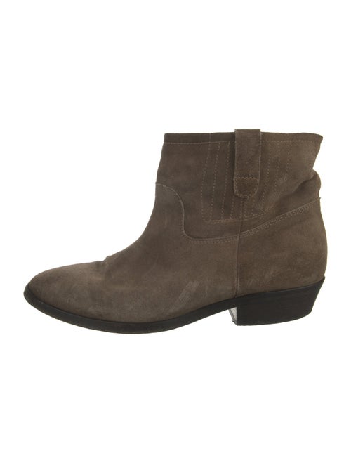 Golden Goose Suede Colorblock Pattern Boots