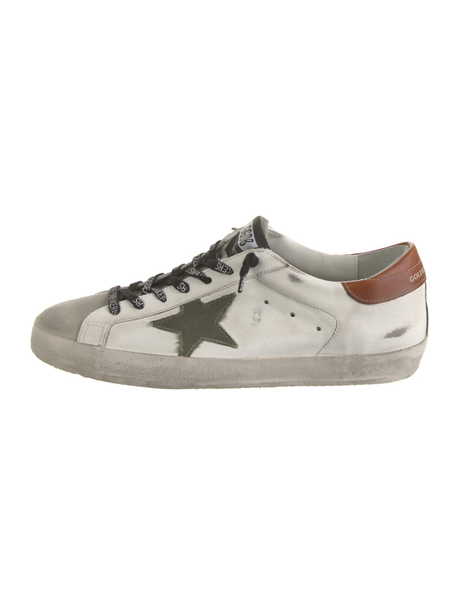 Golden Goose Leather Distressed Accents Sneakers w/ Tags