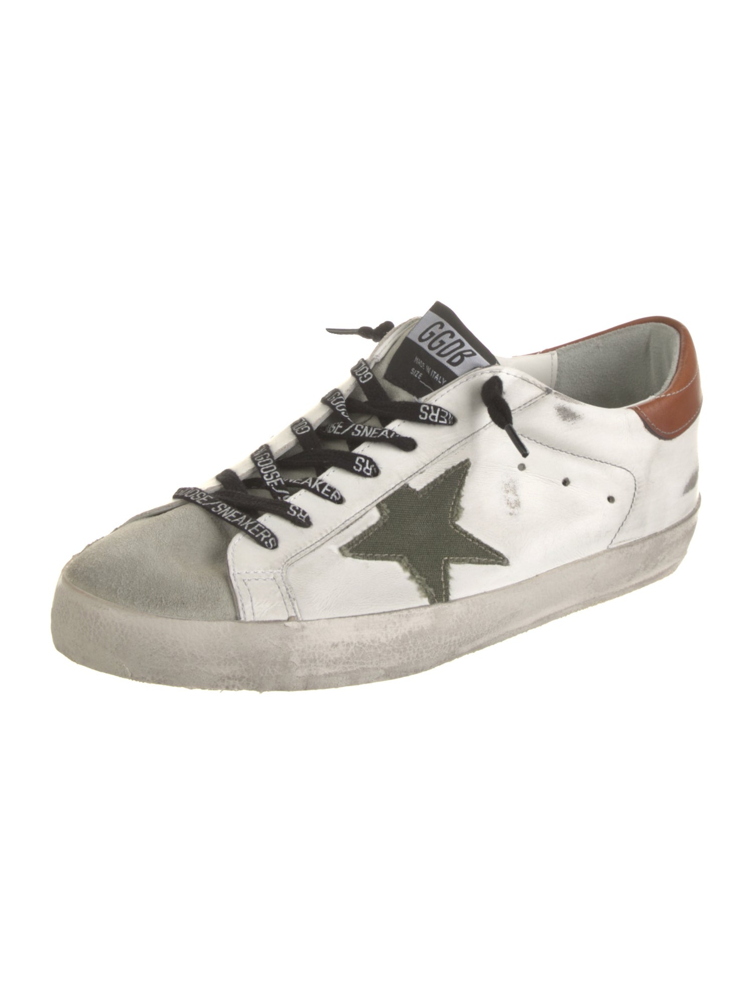 Golden Goose Leather Distressed Accents Sneakers w/ Tags