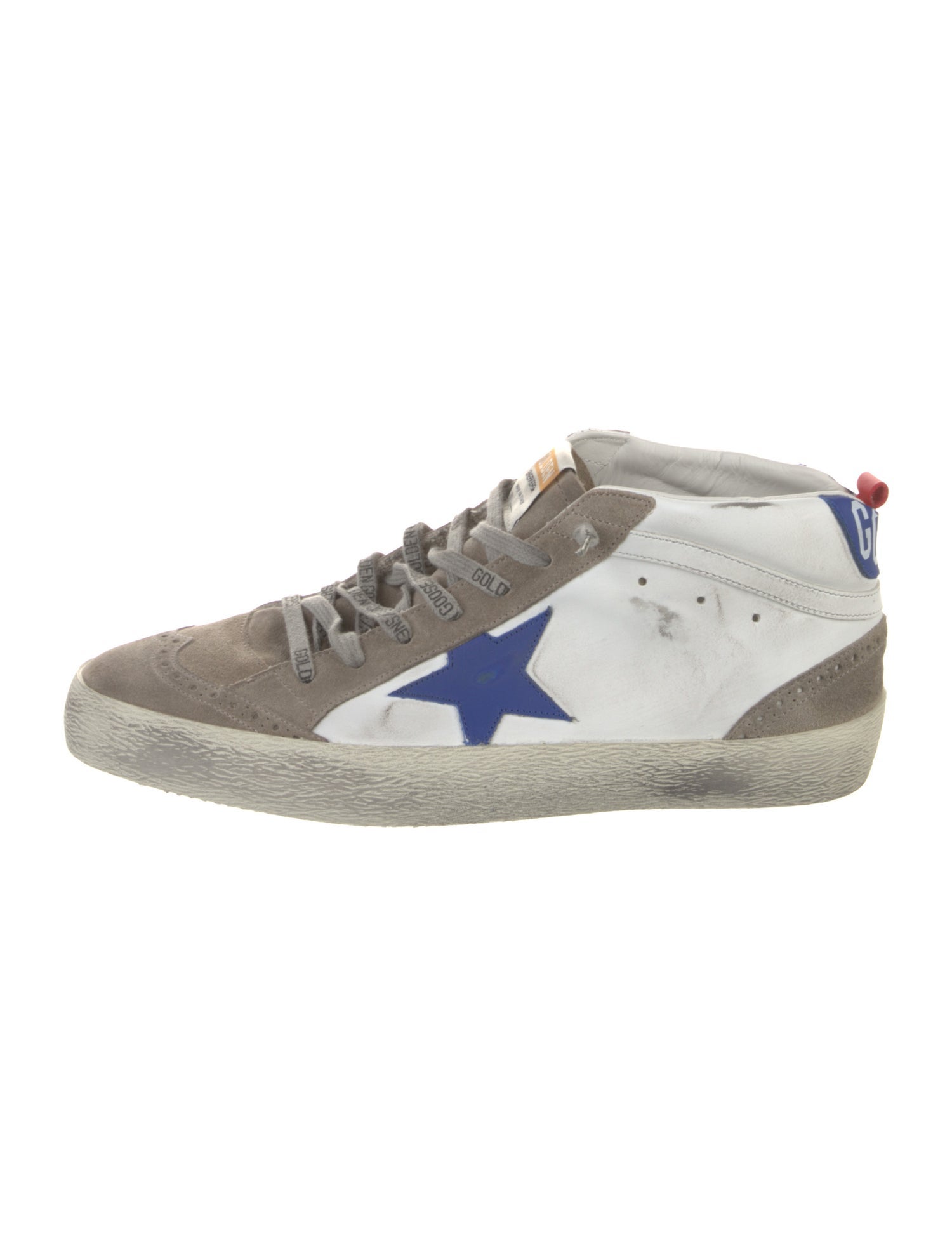 Golden Goose Leather Colorblock Pattern Sneakers w/ Tags