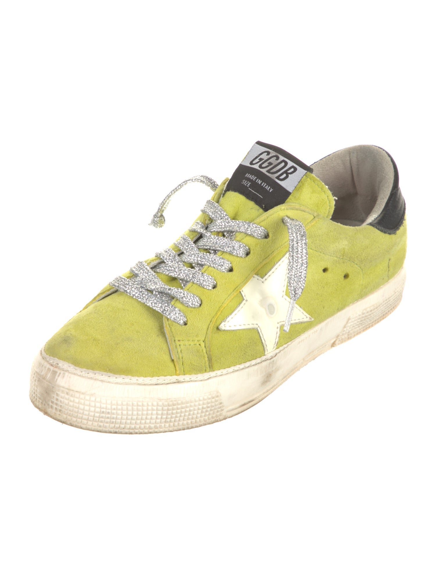 Golden Goose Suede Distressed Accents Sneakers