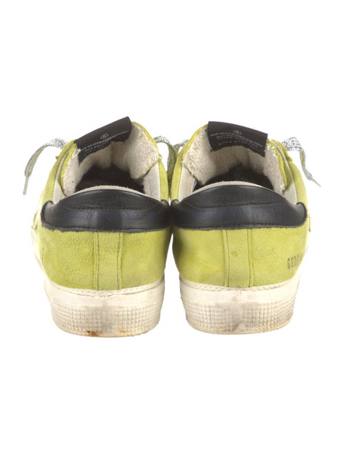 Golden Goose Suede Distressed Accents Sneakers