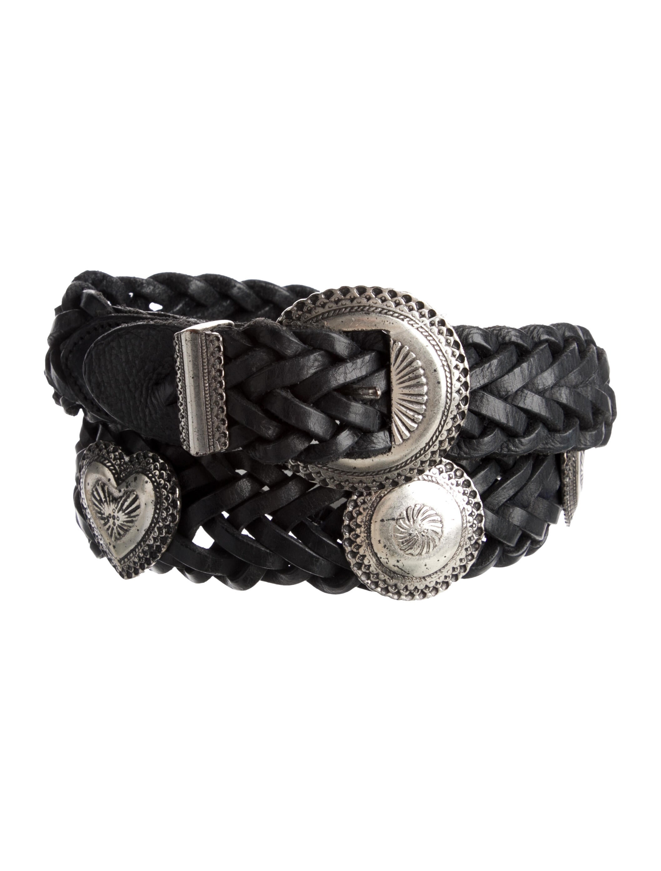 Golden Goose Wide Leather Belt