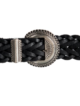 Golden Goose Wide Leather Belt