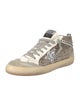 Golden Goose Suede Animal Print Sneakers