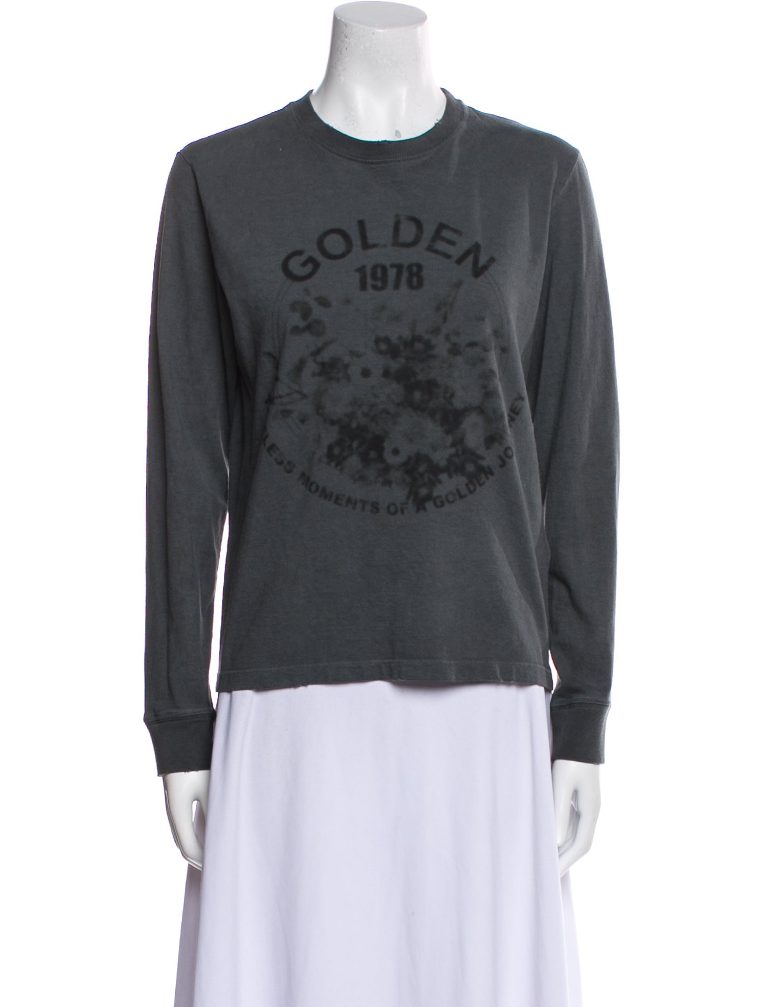 Golden Goose Graphic Print Crew Neck Sweatshirt