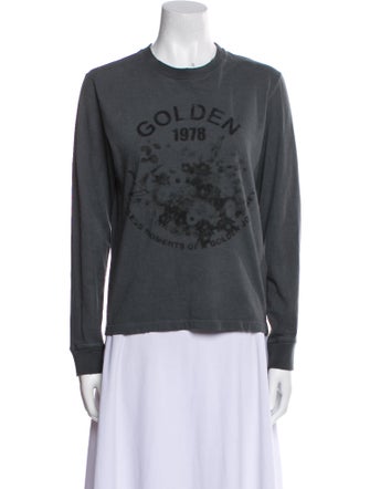 Golden Goose Graphic Print Crew Neck Sweatshirt