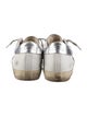 Golden Goose Leather Colorblock Pattern Sneakers