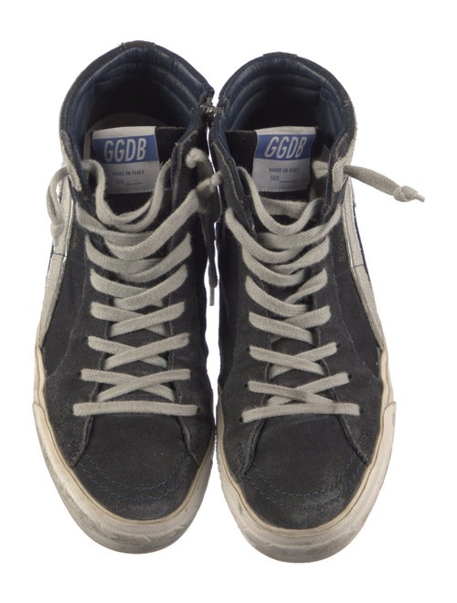 Golden Goose Suede Printed Sneakers