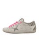 Golden Goose Leather Distressed Accents Sneakers