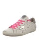 Golden Goose Leather Distressed Accents Sneakers