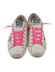 Golden Goose Leather Distressed Accents Sneakers