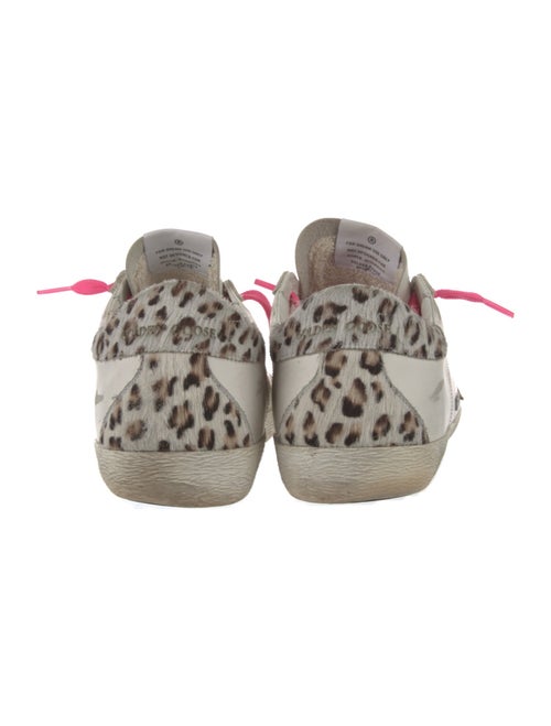 Golden Goose Leather Distressed Accents Sneakers