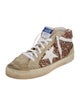 Golden Goose Glitter Colorblock Pattern Sneakers