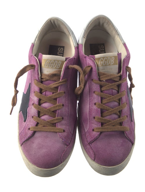 Golden Goose Suede Distressed Accents Sneakers