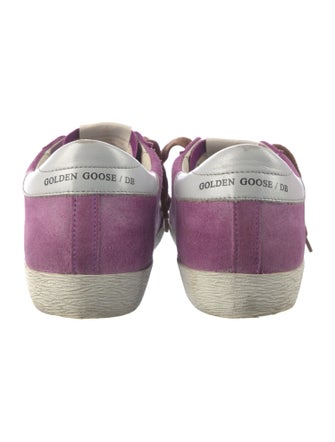 Golden Goose Suede Distressed Accents Sneakers