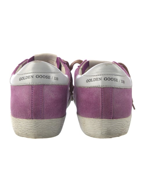 Golden Goose Suede Distressed Accents Sneakers