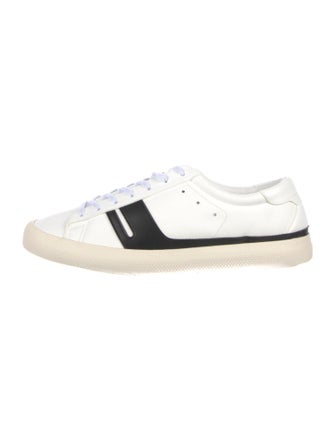 Golden Goose Leather Printed Sneakers
