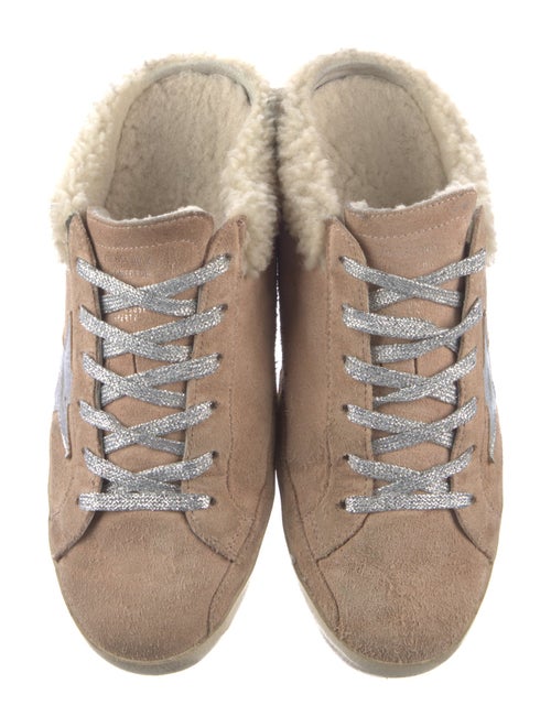 Golden Goose Suede Graphic Print Sneakers