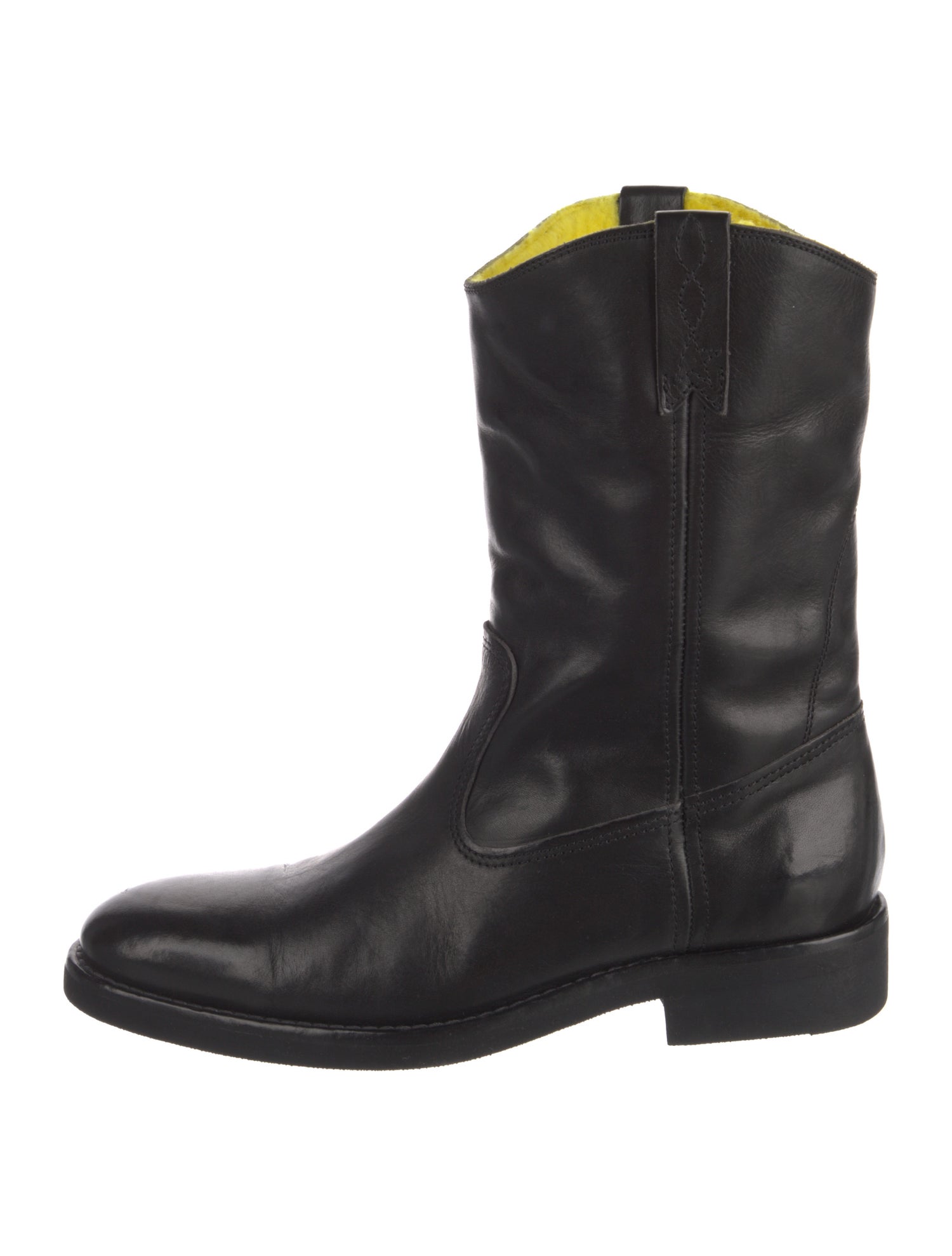 Golden Goose Leather Western Boots