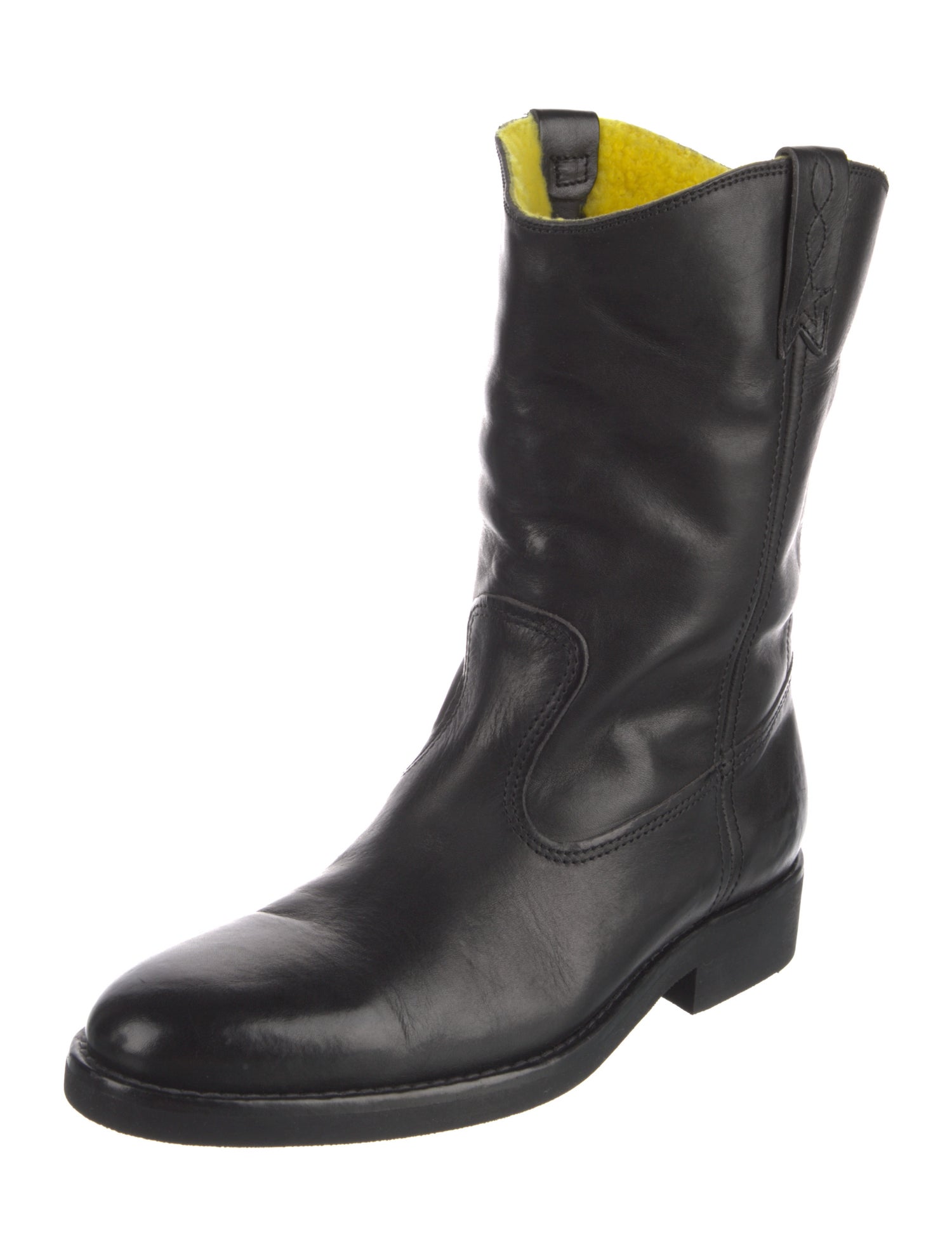 Golden Goose Leather Western Boots