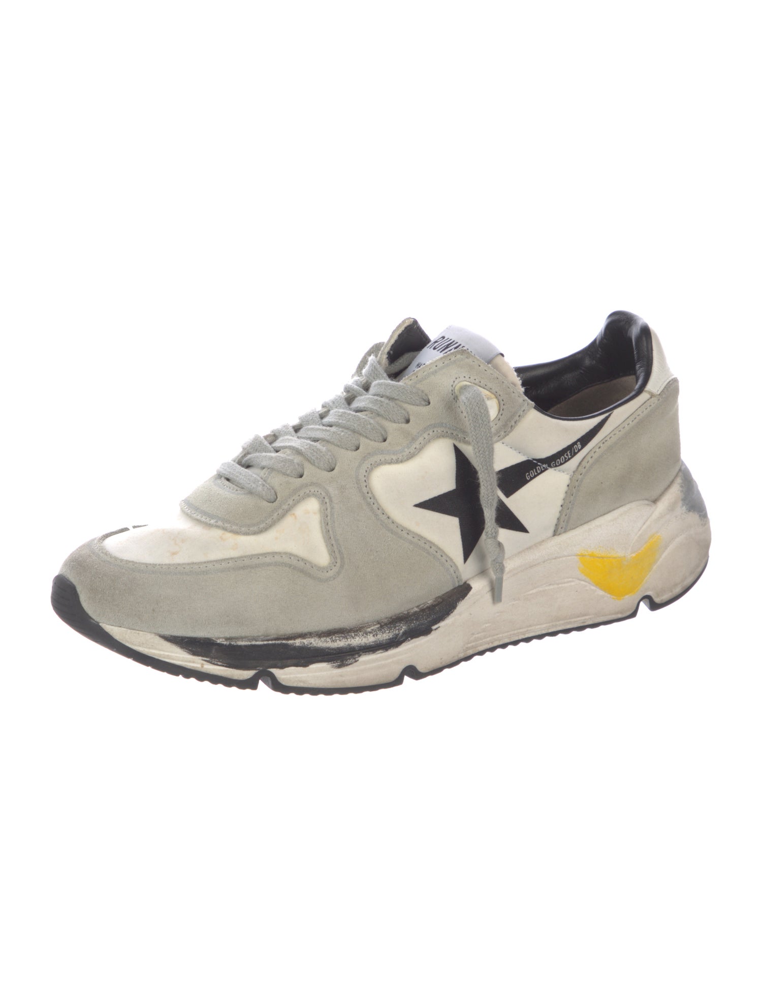 Golden Goose Suede Printed Athletic Sneakers