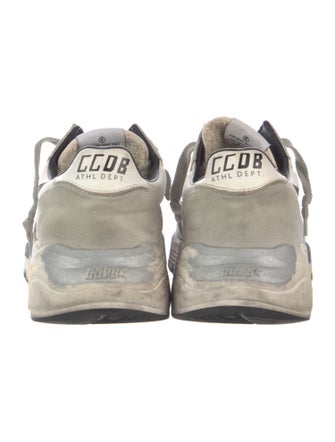 Golden Goose Suede Printed Athletic Sneakers