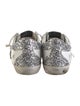 Golden Goose Leather Printed Sneakers