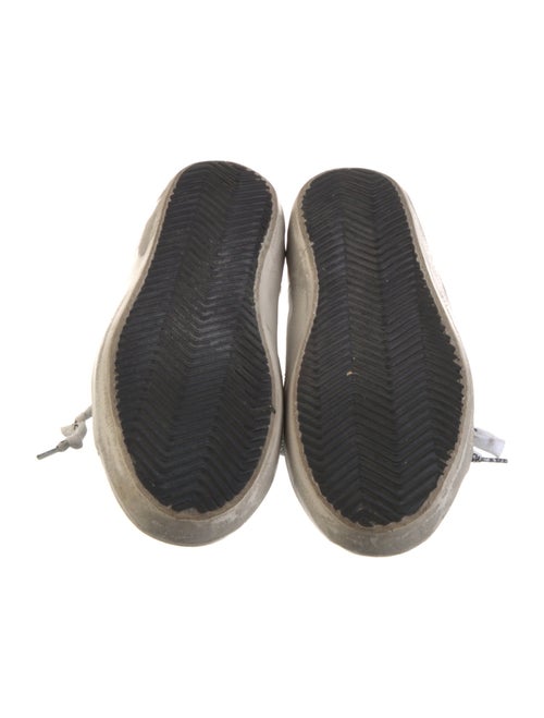 Golden Goose Leather Printed Sneakers