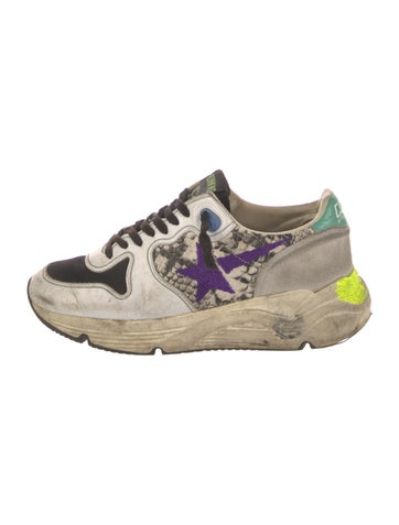Golden Goose Sneakers Leather Animal Print IT 37 | 7