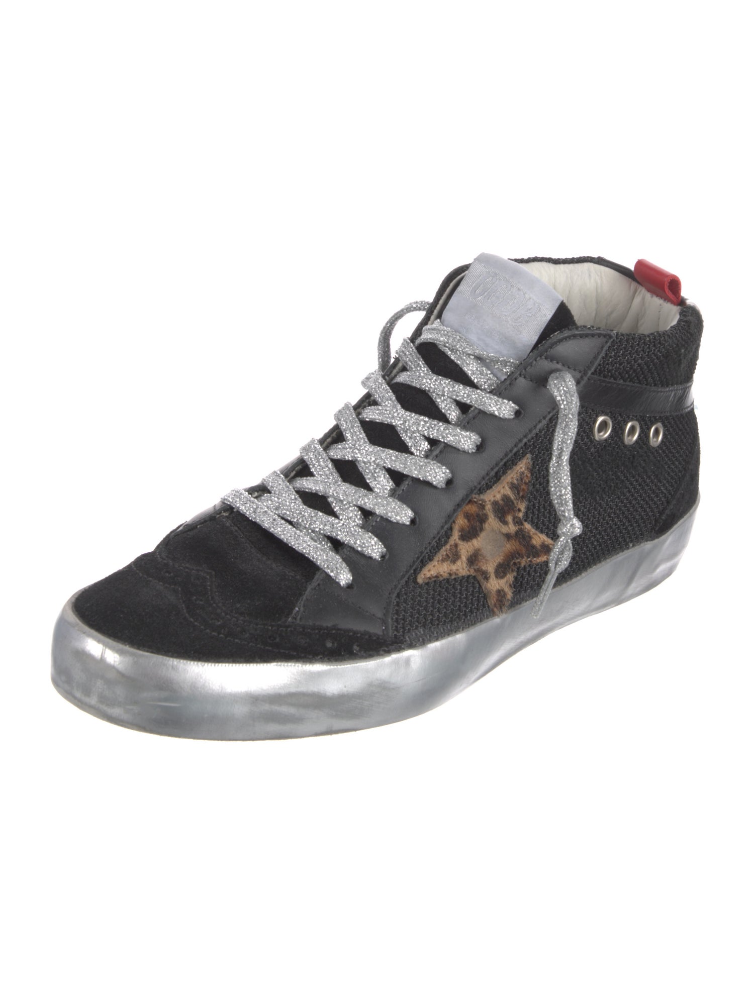 Golden Goose Suede Printed Sneakers