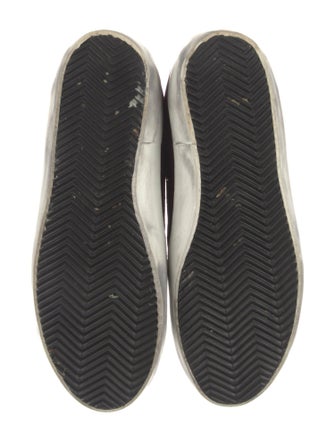 Golden Goose Velvet Graphic Print Sneakers