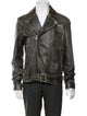 Golden Goose Leather Moto Jacket