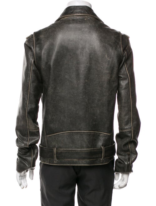 Golden Goose Leather Moto Jacket