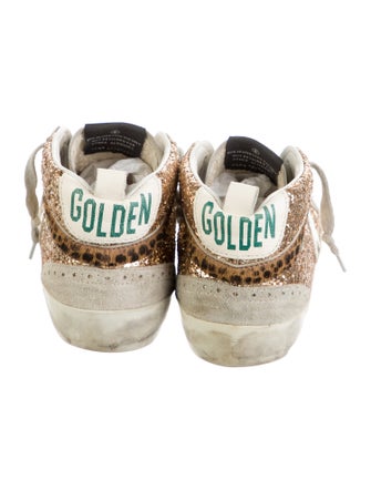Golden Goose Glitter Colorblock Pattern Sneakers