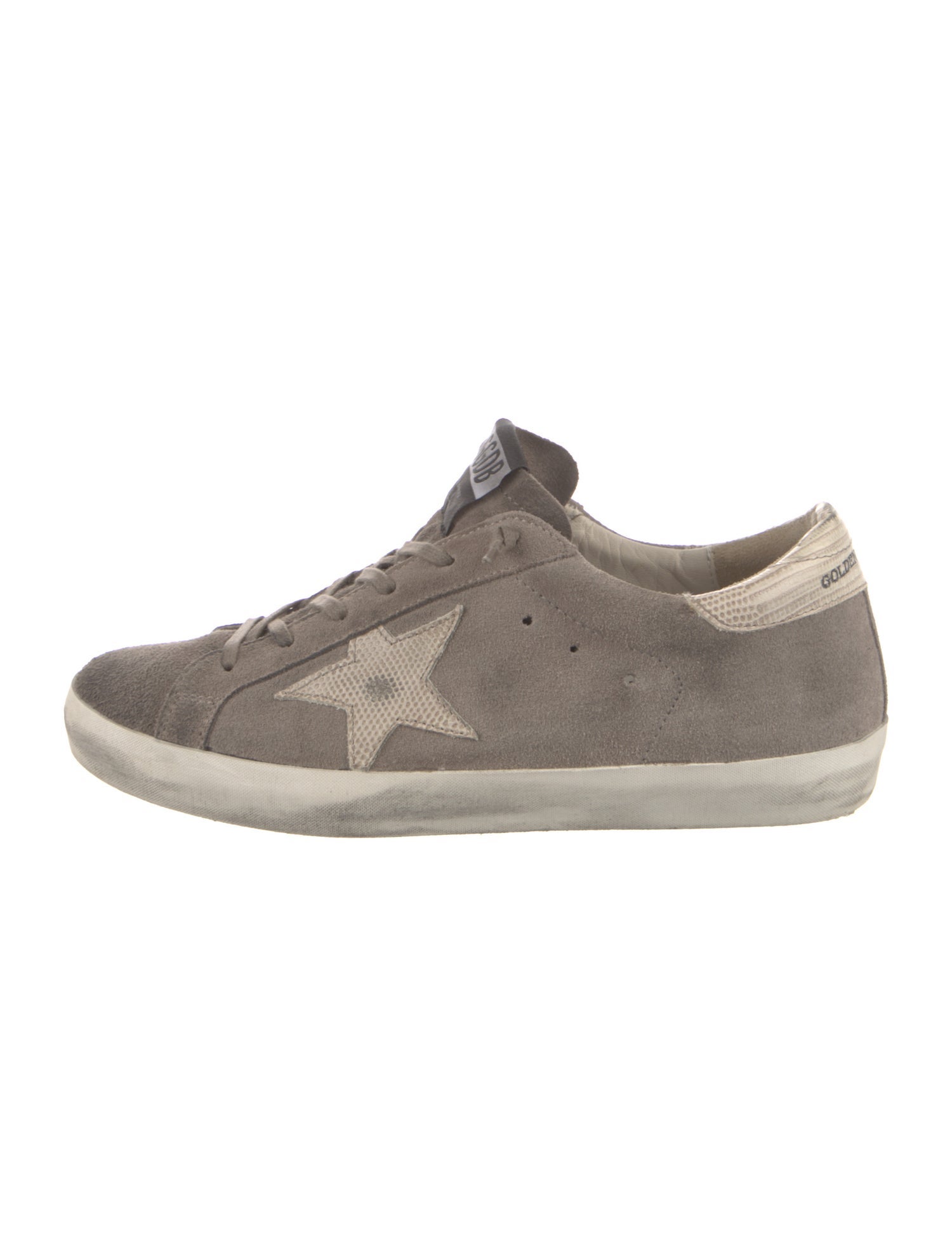 Golden Goose Suede Graphic Print Sneakers