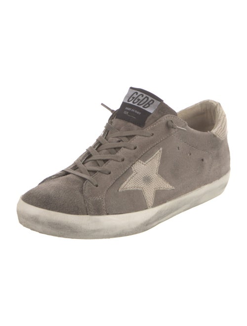 Golden Goose Suede Graphic Print Sneakers