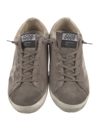 Golden Goose Suede Graphic Print Sneakers