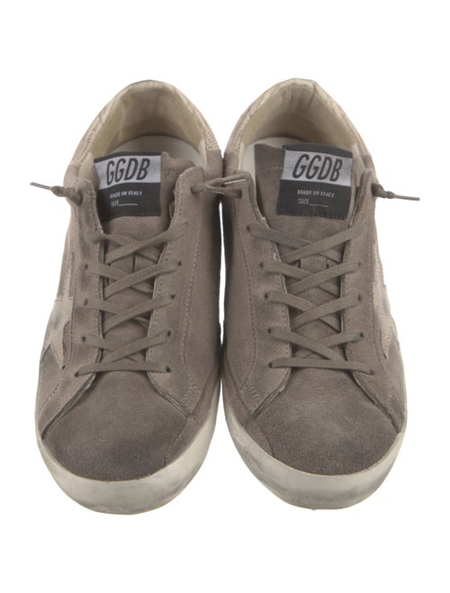 Golden Goose Suede Graphic Print Sneakers