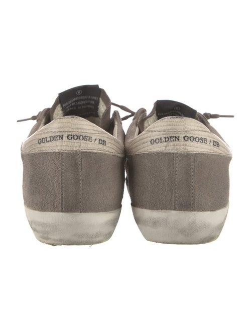 Golden Goose Suede Graphic Print Sneakers