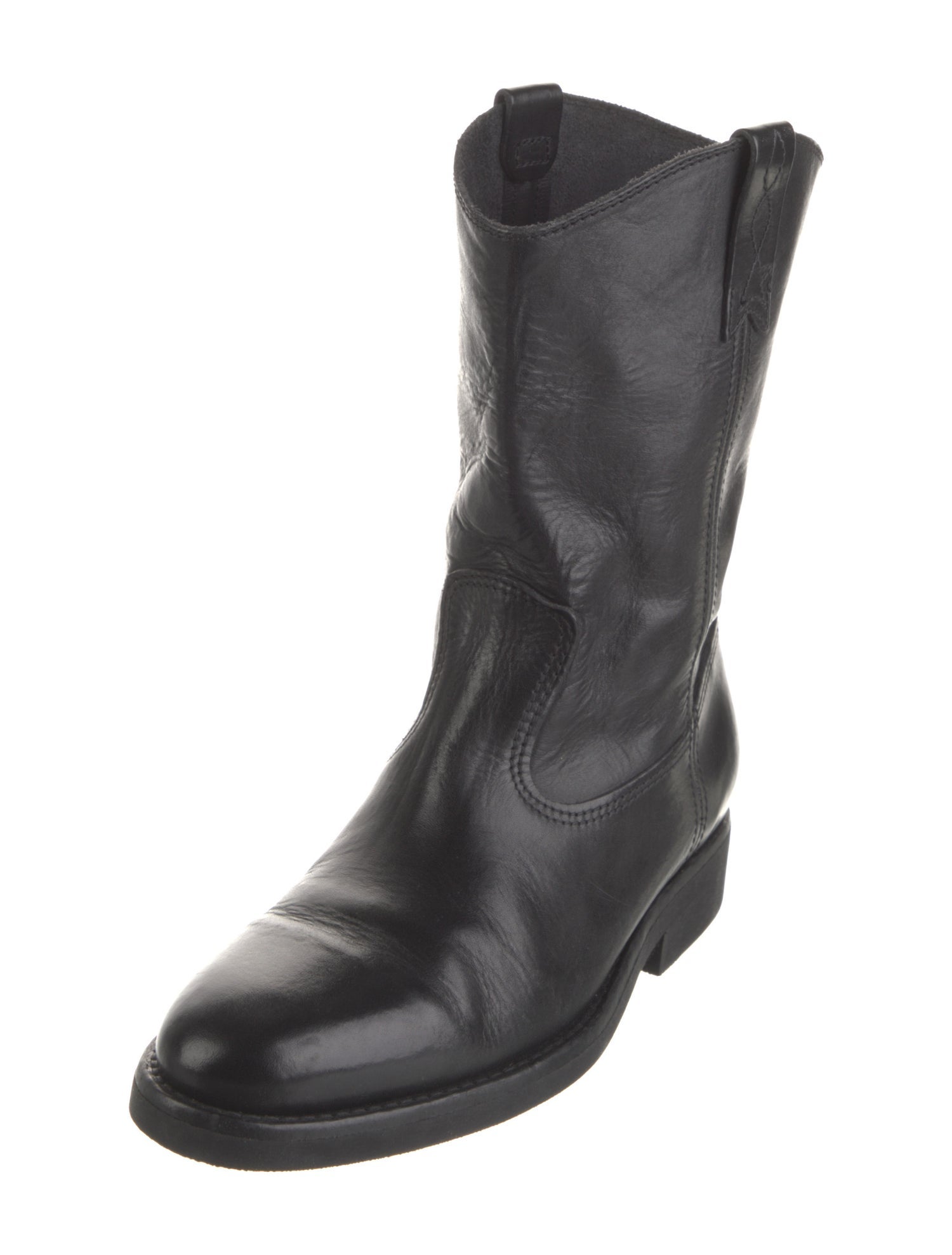 Golden Goose Leather Western Boots