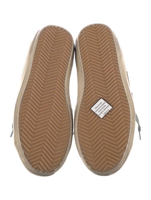 Golden Goose Leather Colorblock Pattern Sneakers